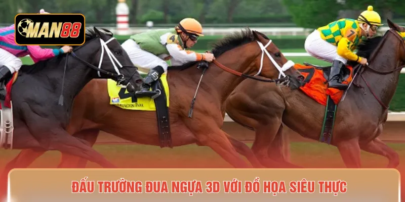 Đấu trường đua ngựa 3d với đồ họa siêu thực