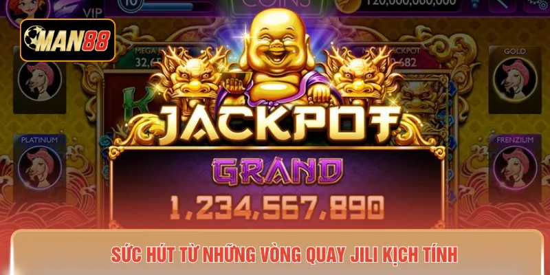 Sức hút từ những vòng quay jili kịch tính