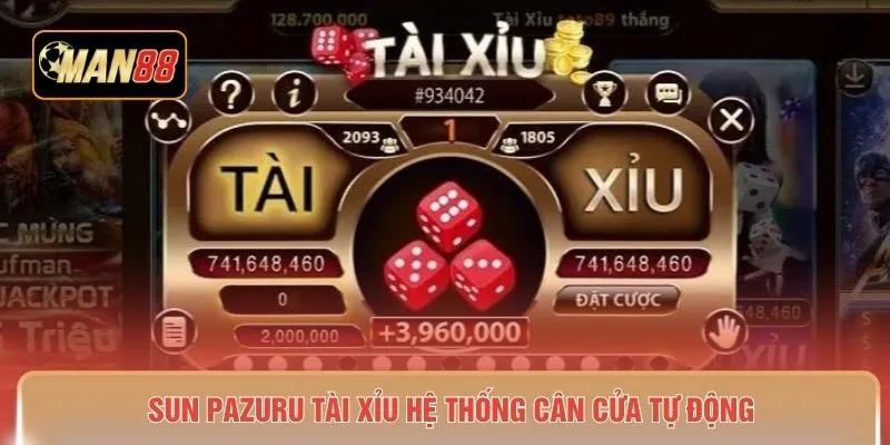Sun Pazuru tài xỉu hệ thống cân cửa tự động